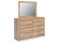 Kinlanni Tan Dresser and Mirror