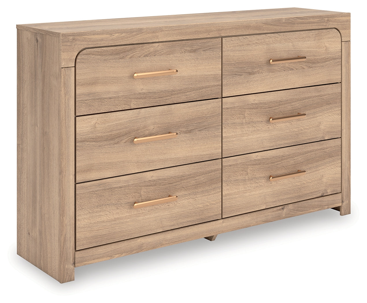 Kinlanni Tan Six Drawer Dresser