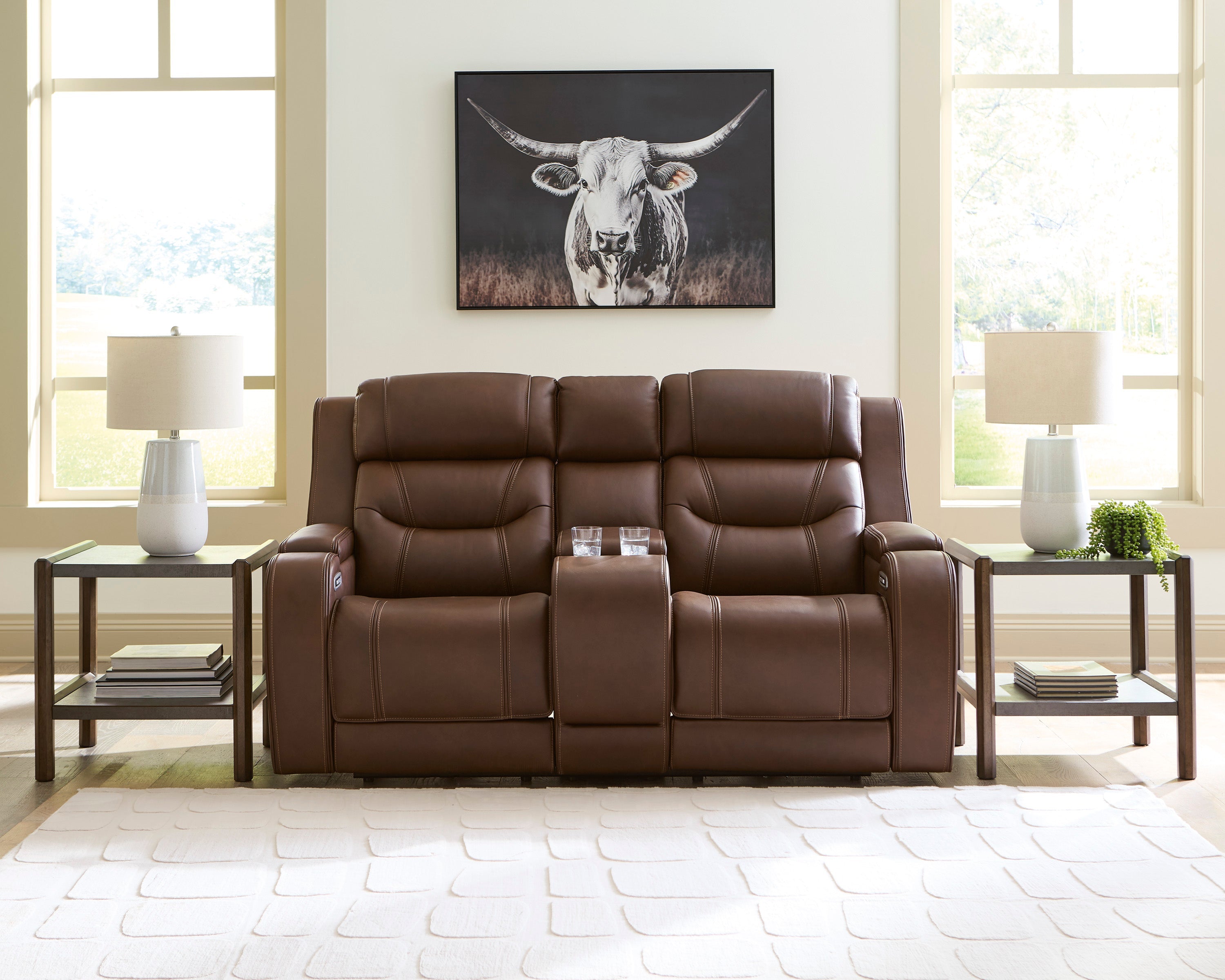 Knightington Brown PWR REC Love w/Audio Seating