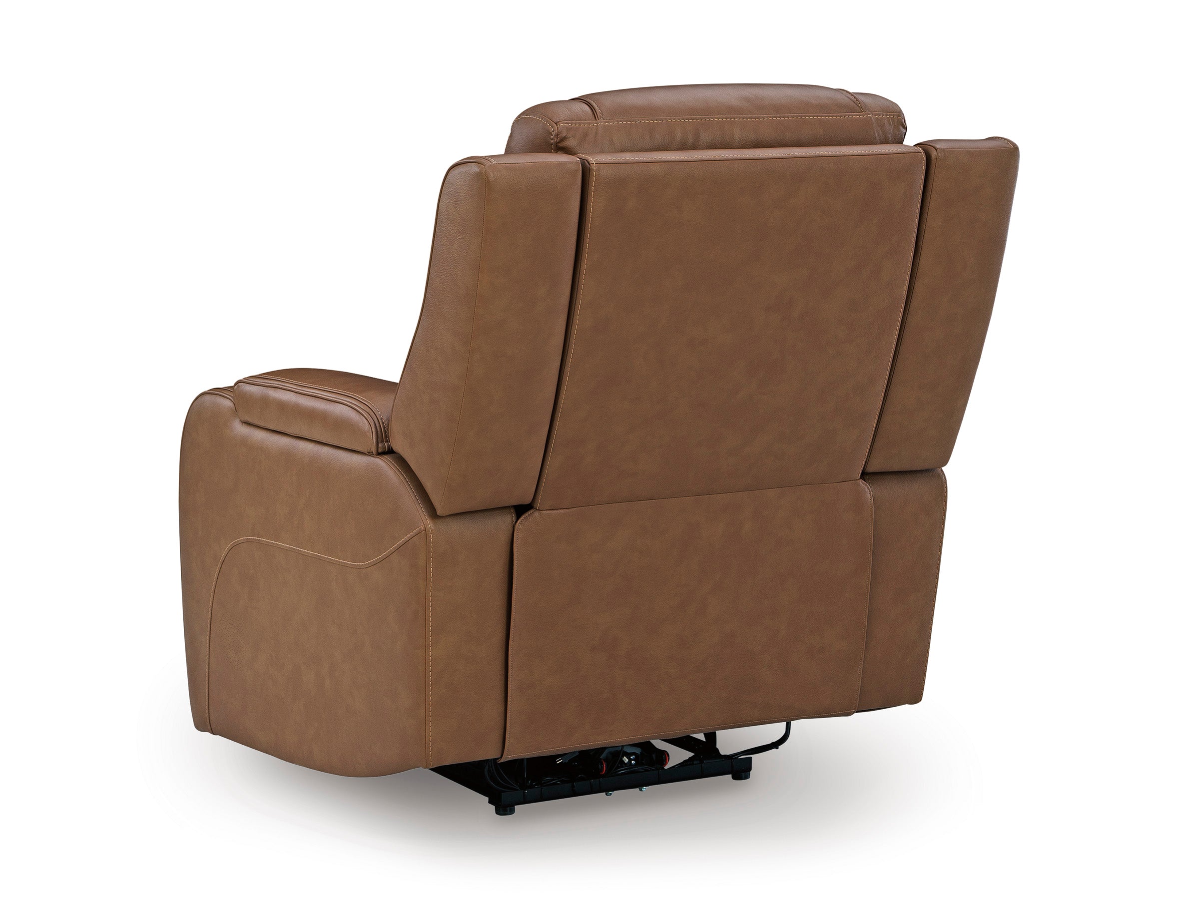 Knightington Caramel Power Recliner w/Audio Seating