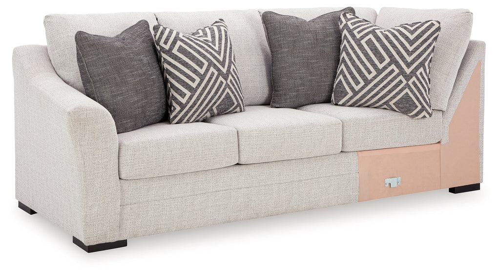 Koralynn Stone 3-Piece RAF Chaise Sectional
