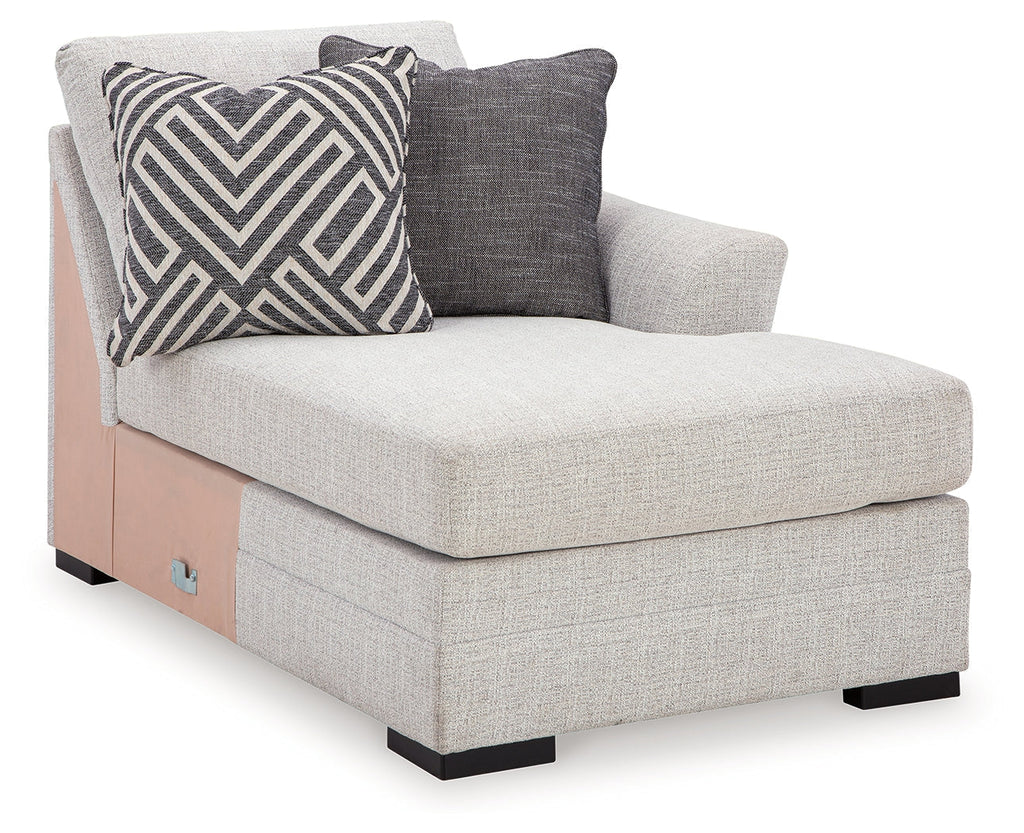 Koralynn Stone 3-Piece RAF Chaise Sectional