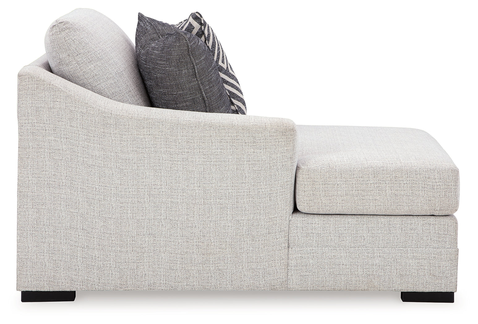 Koralynn Stone 3-Piece Sectional and Oversized Accent Ottoman