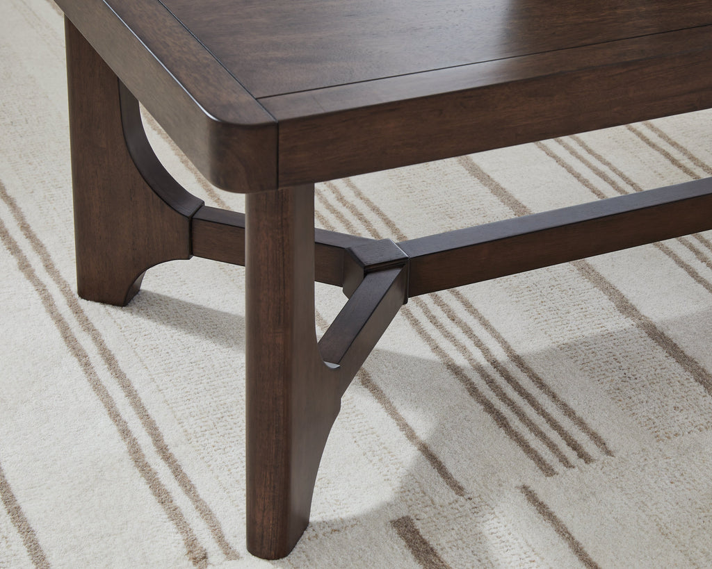 Korestone Dark Brown Rectangular Cocktail Table