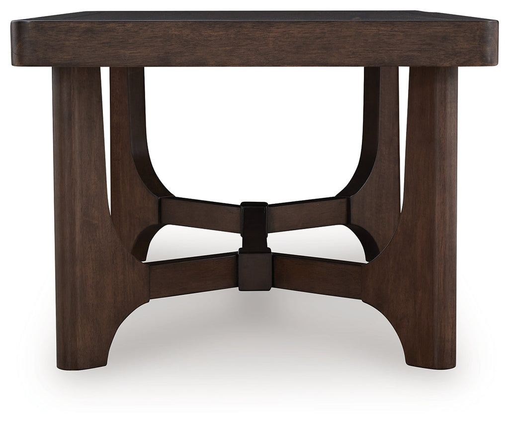 Korestone Dark Brown Rectangular Cocktail Table