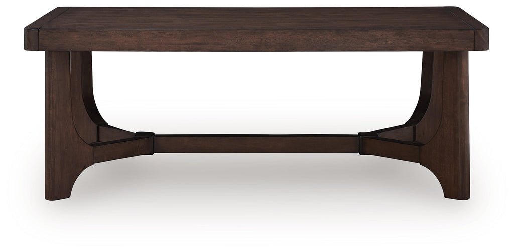 Korestone Dark Brown Rectangular Cocktail Table