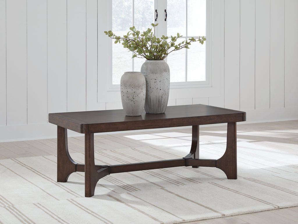 Korestone Dark Brown Rectangular Cocktail Table