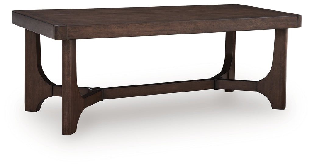 Korestone Dark Brown Rectangular Cocktail Table