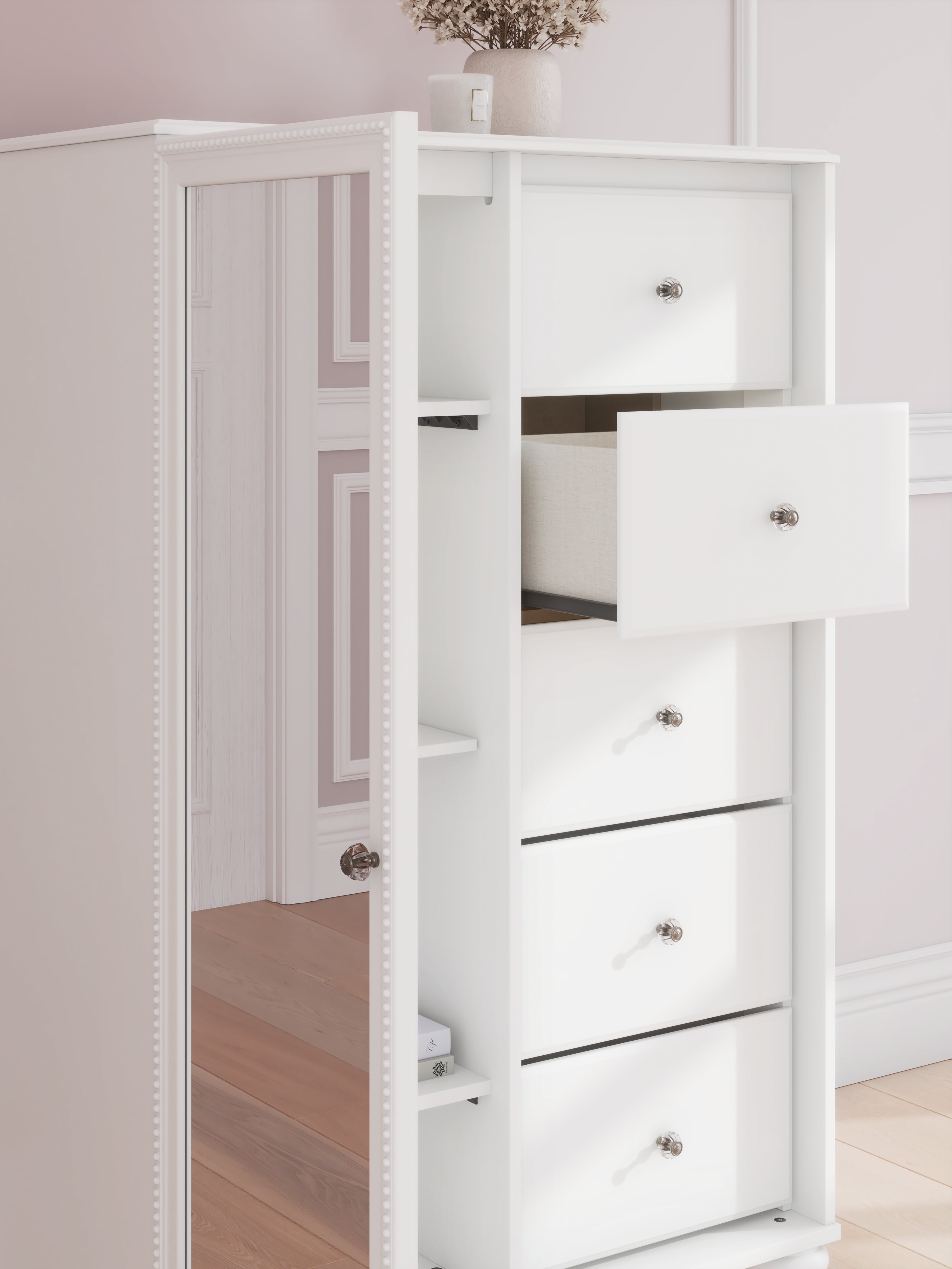 Kozlani White Dressing Chest