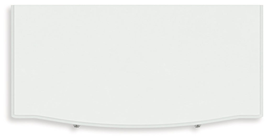 Kozlani White Five Drawer Chest