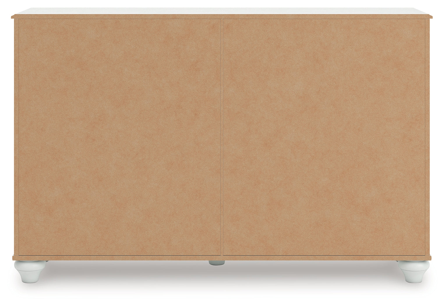 Kozlani White Six Drawer Dresser