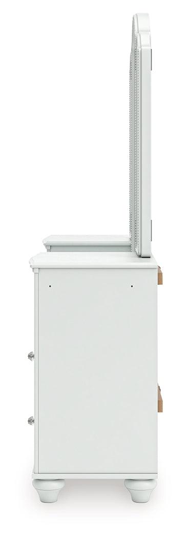 Kozlani White Vanity with Mirror