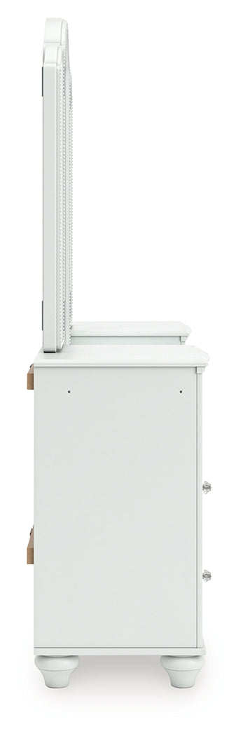 Kozlani White Vanity with Mirror
