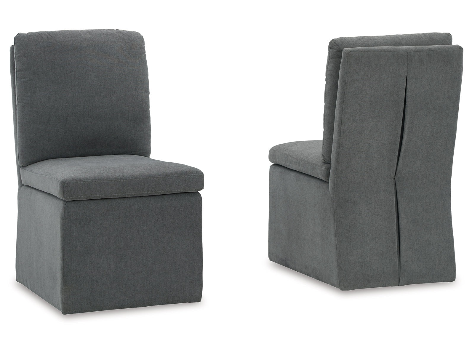 Krystanza Charcoal Dining Chair (Set of 2)