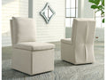 Krystanza Oatmeal Dining Chair (Set of 2)