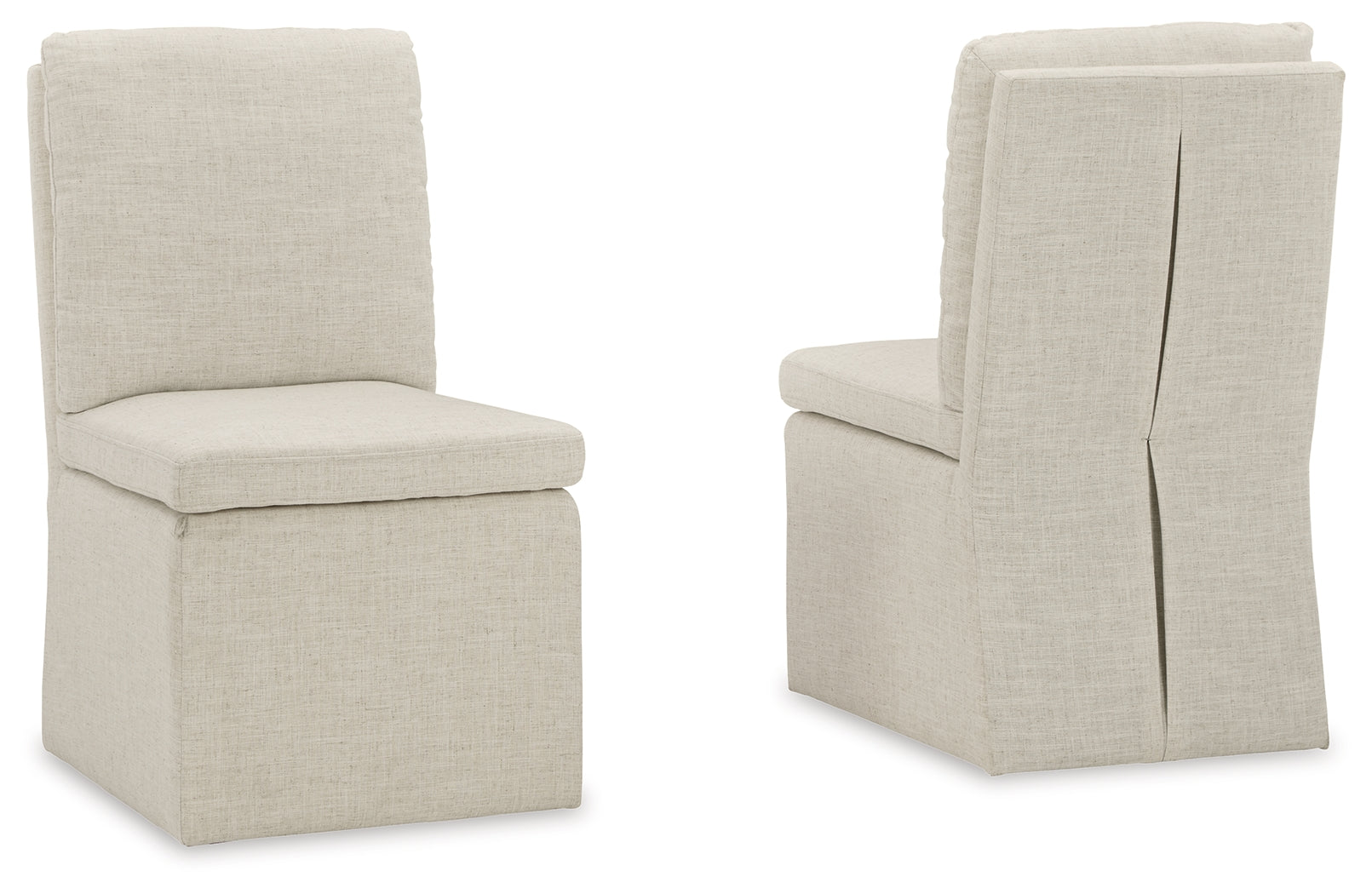 Krystanza Oatmeal Dining Chair (Set of 2)