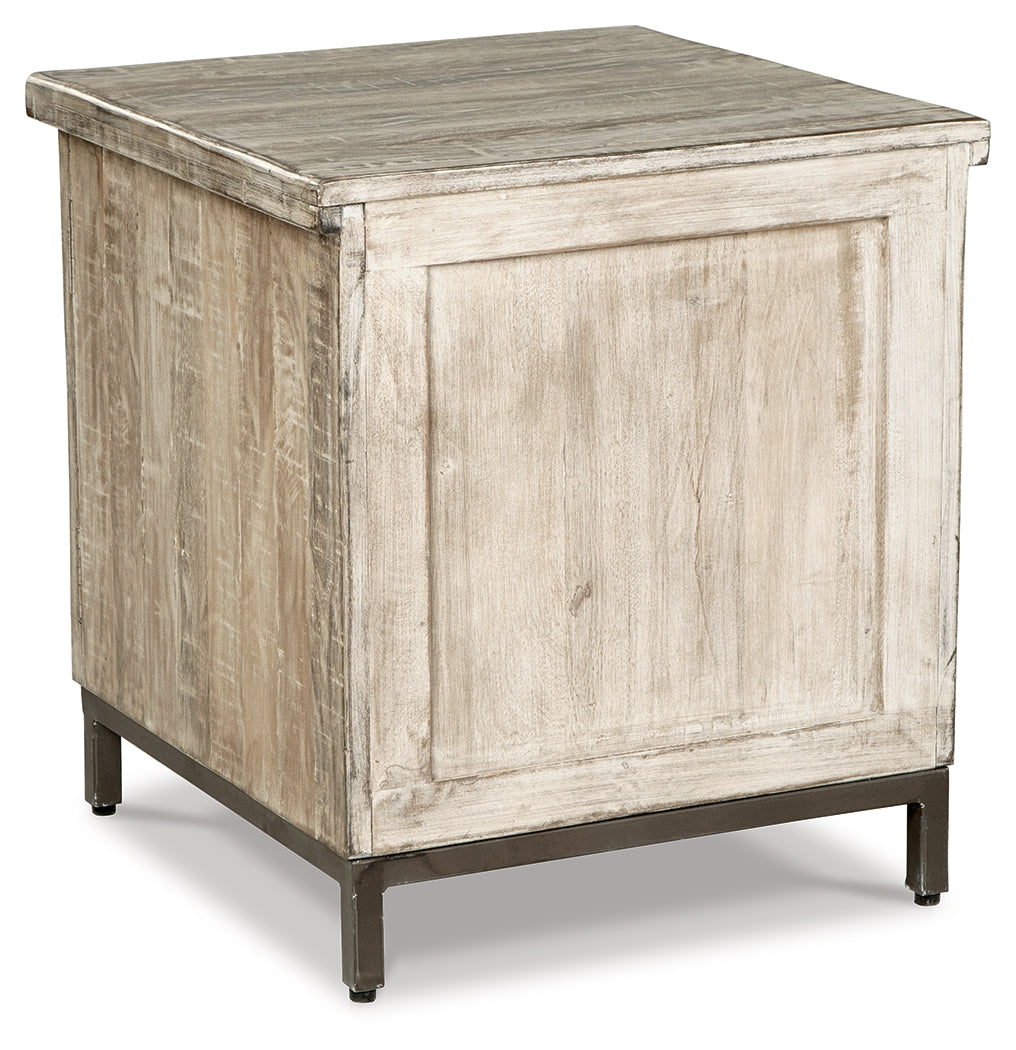 Laddford Whitewash Accent Cabinet