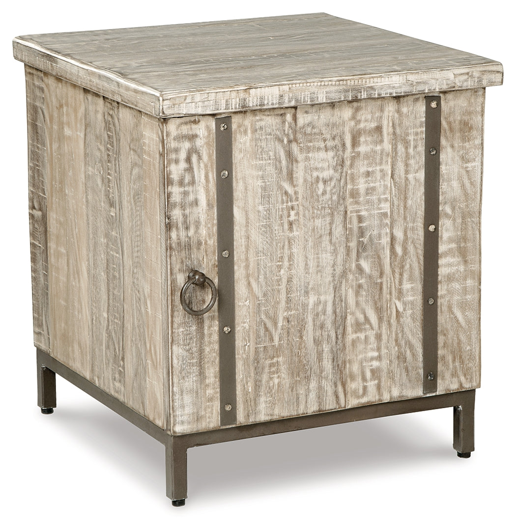 Laddford Whitewash Accent Cabinet
