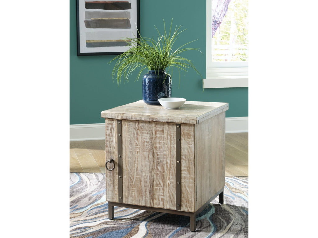 Laddford Whitewash Accent Cabinet