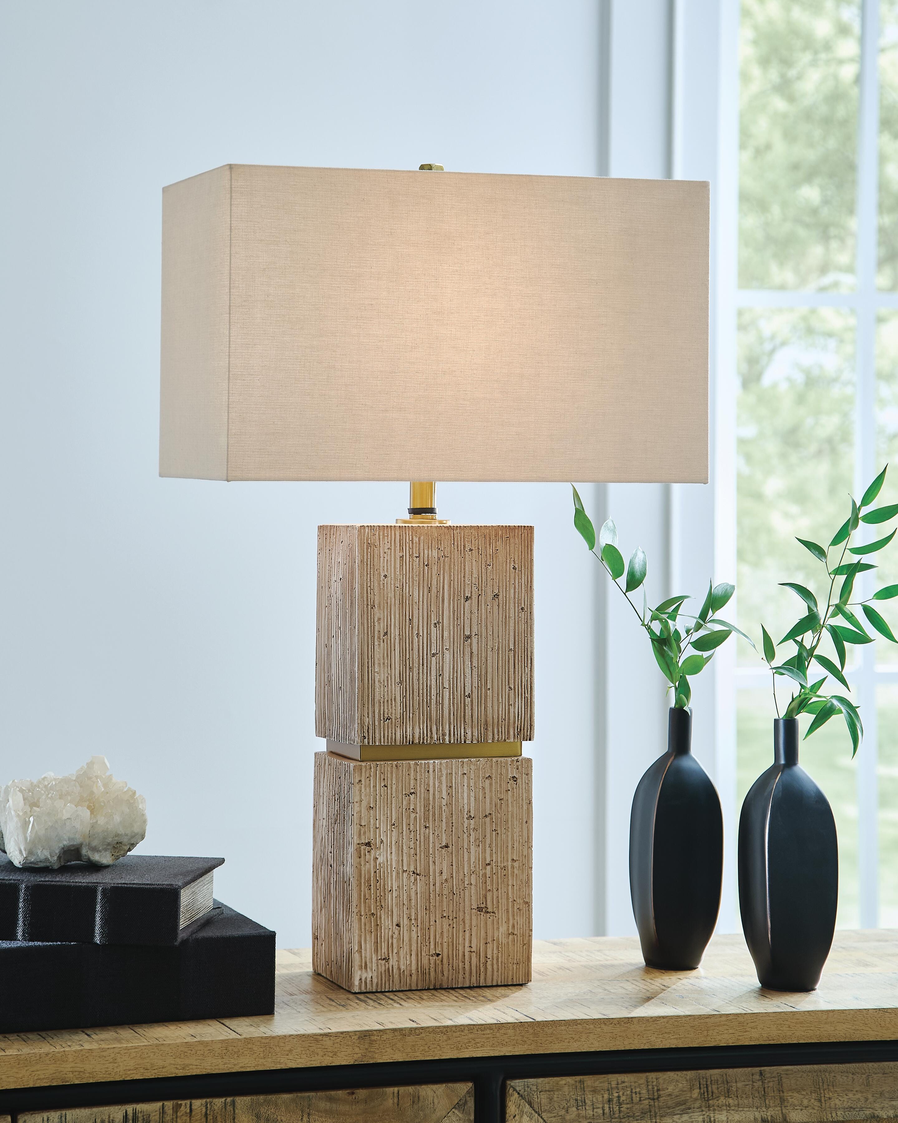 Laddner Beige Table Lamp