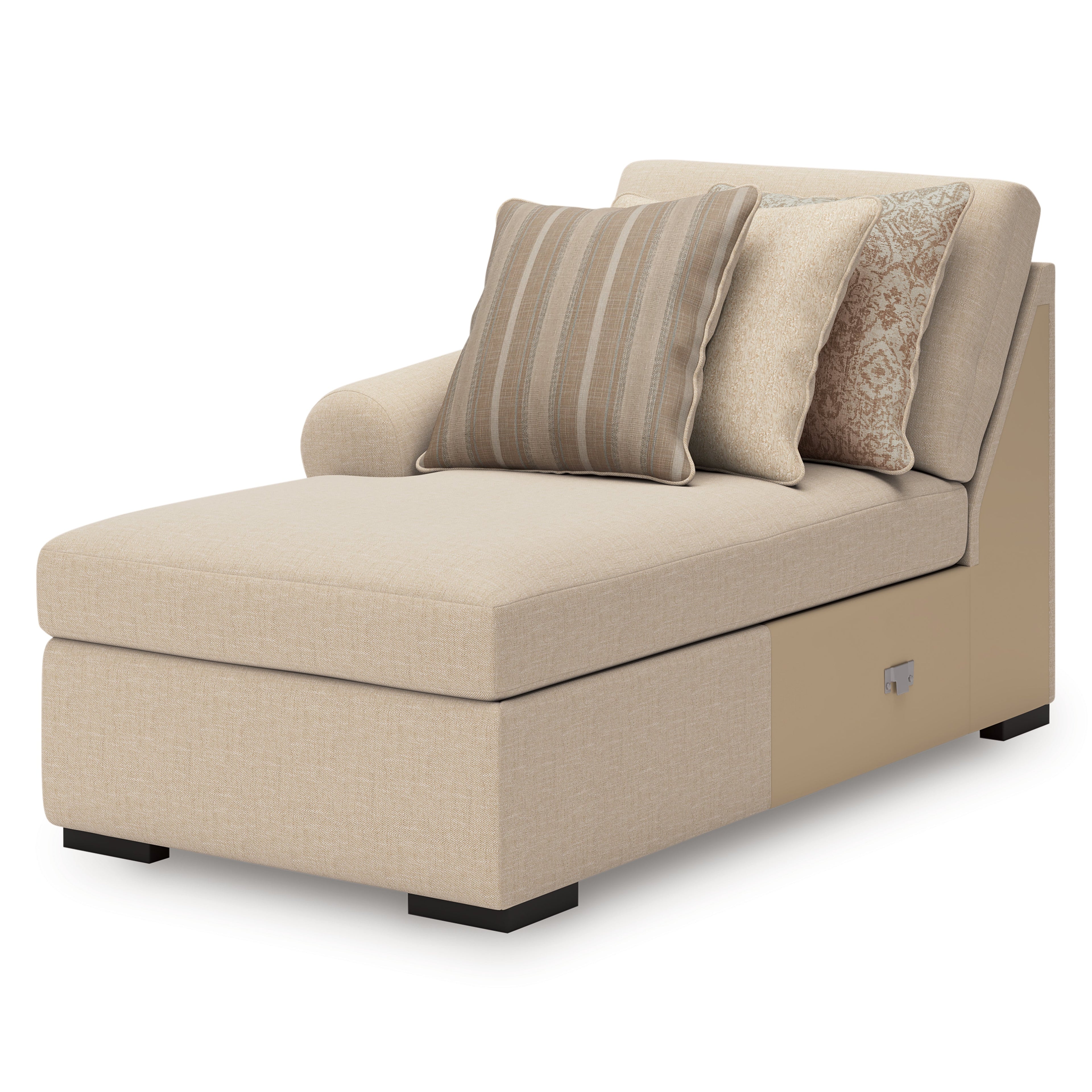 LadyMae Twill 2-Piece Sectional with Chaise