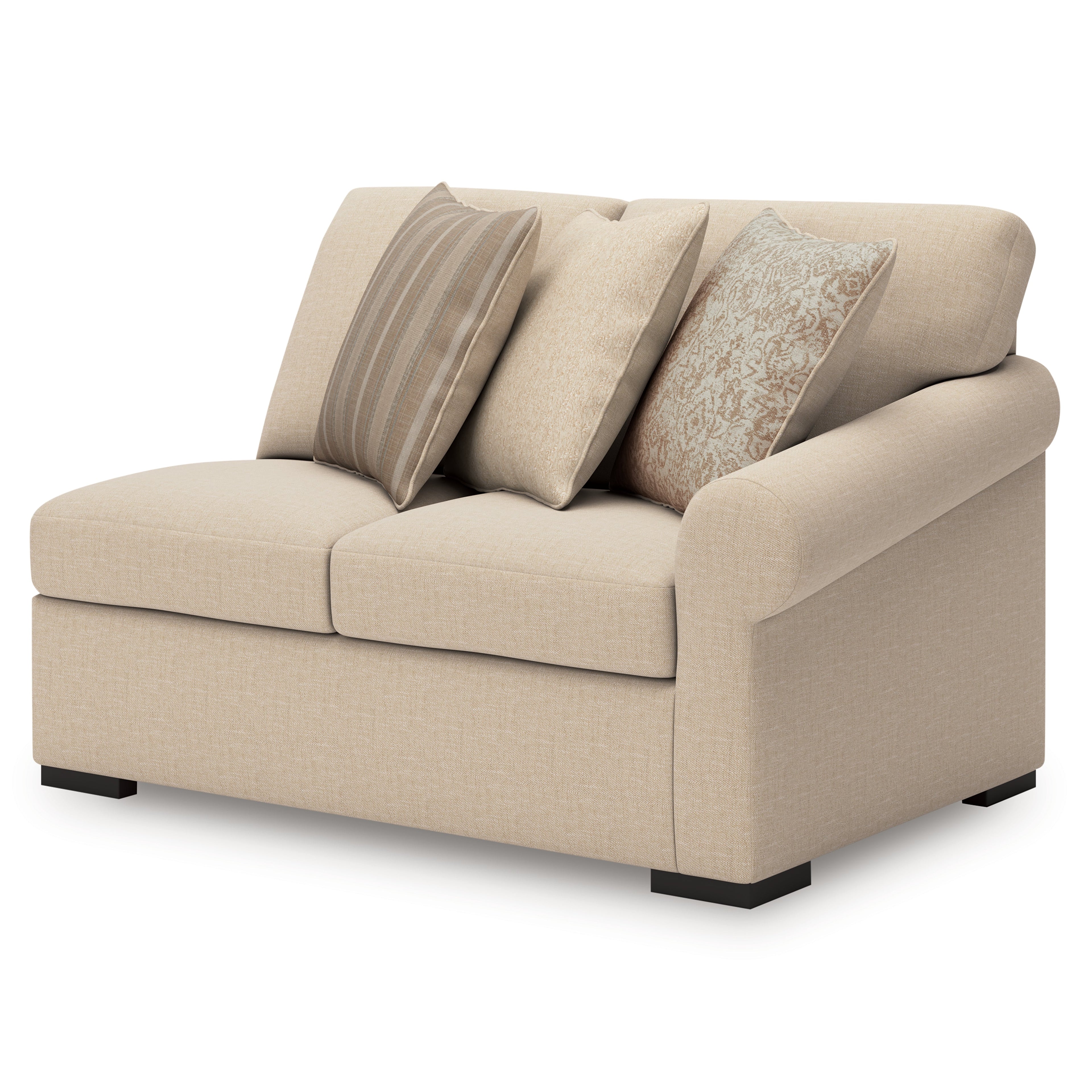 LadyMae Twill 2-Piece Sectional with Chaise