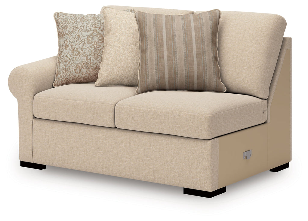 LadyMae Twill 4-Piece Sectional