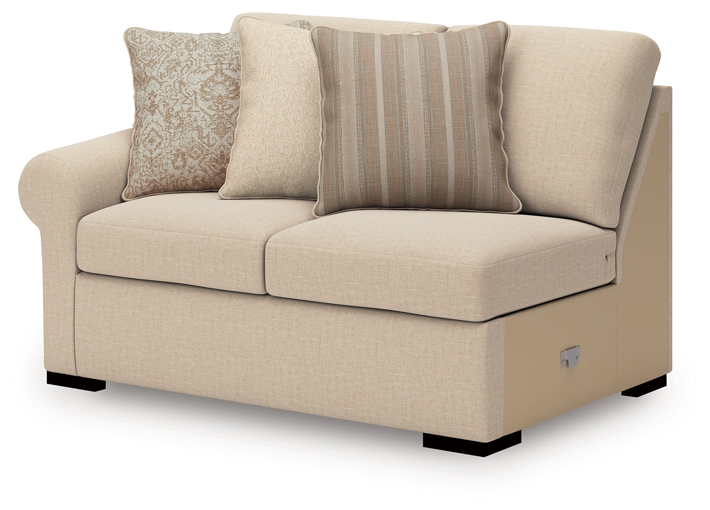 LadyMae Twill 4-Piece Sectional