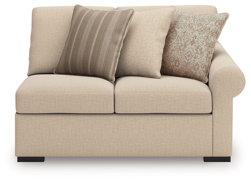 LadyMae Twill 4-Piece Sectional