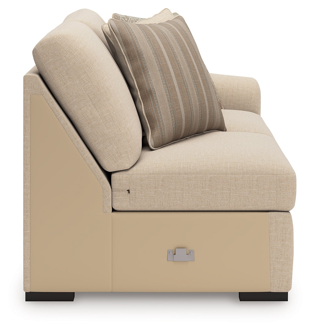 LadyMae Twill 4-Piece Sectional