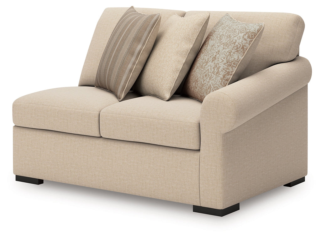 LadyMae Twill 4-Piece Sectional