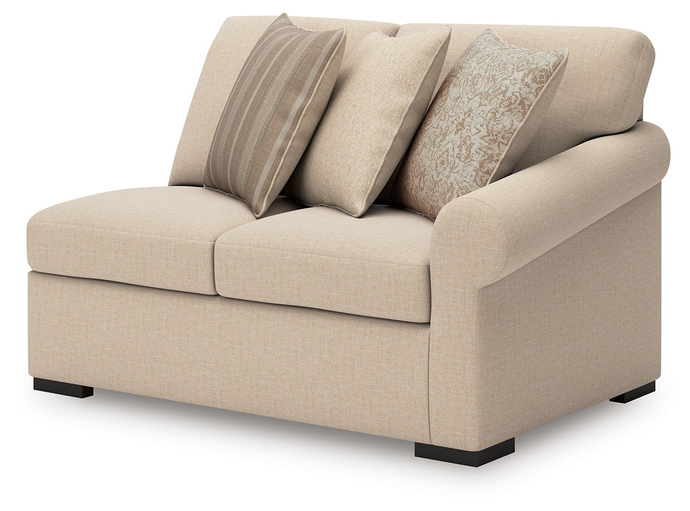 LadyMae Twill 4-Piece Sectional