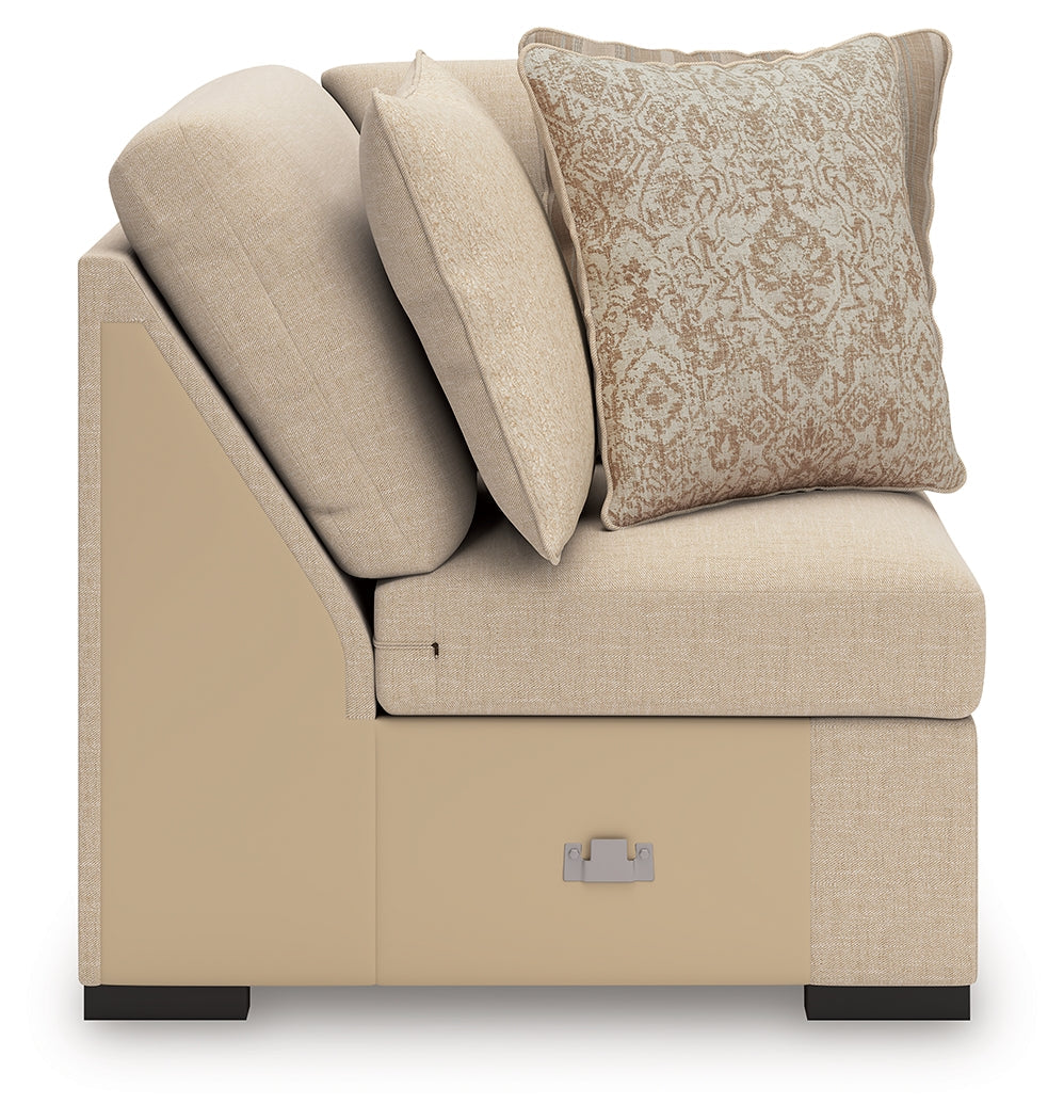 LadyMae Twill 4-Piece Sectional