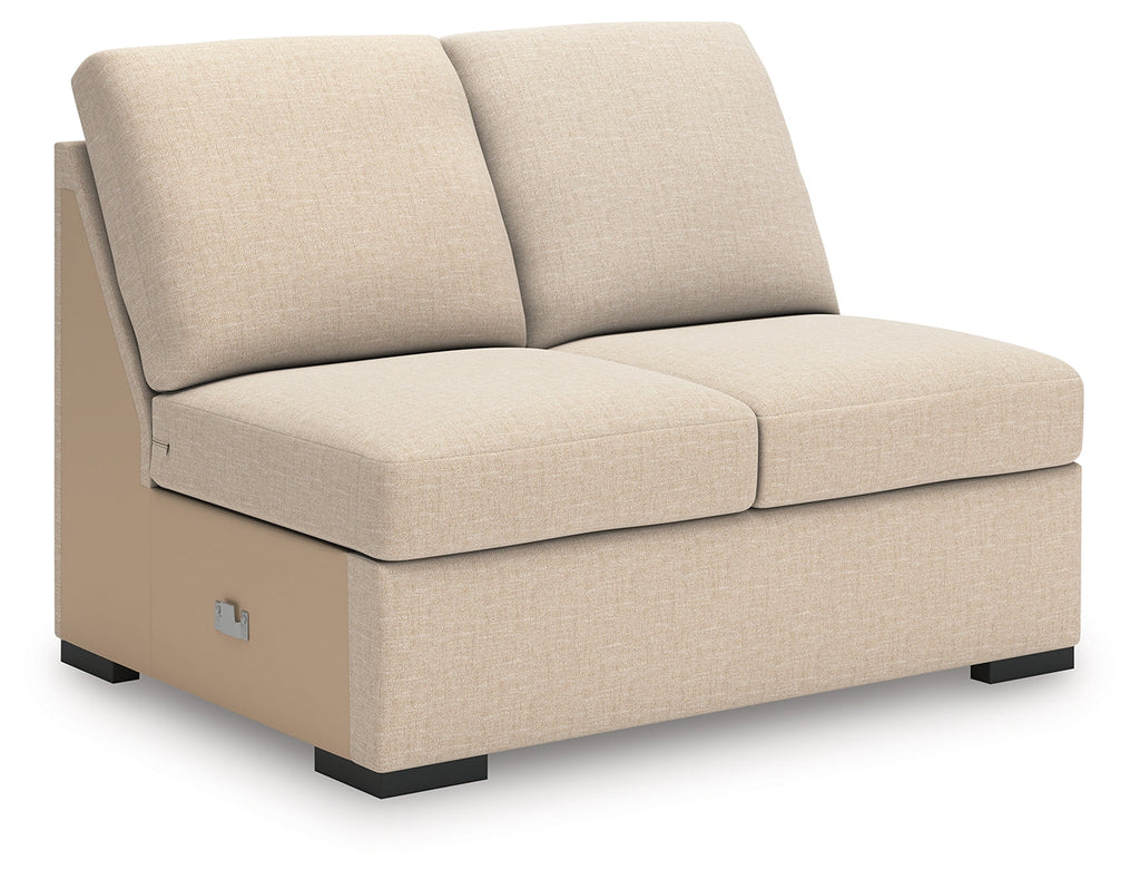 LadyMae Twill 5-Piece Sectional Right Chaise