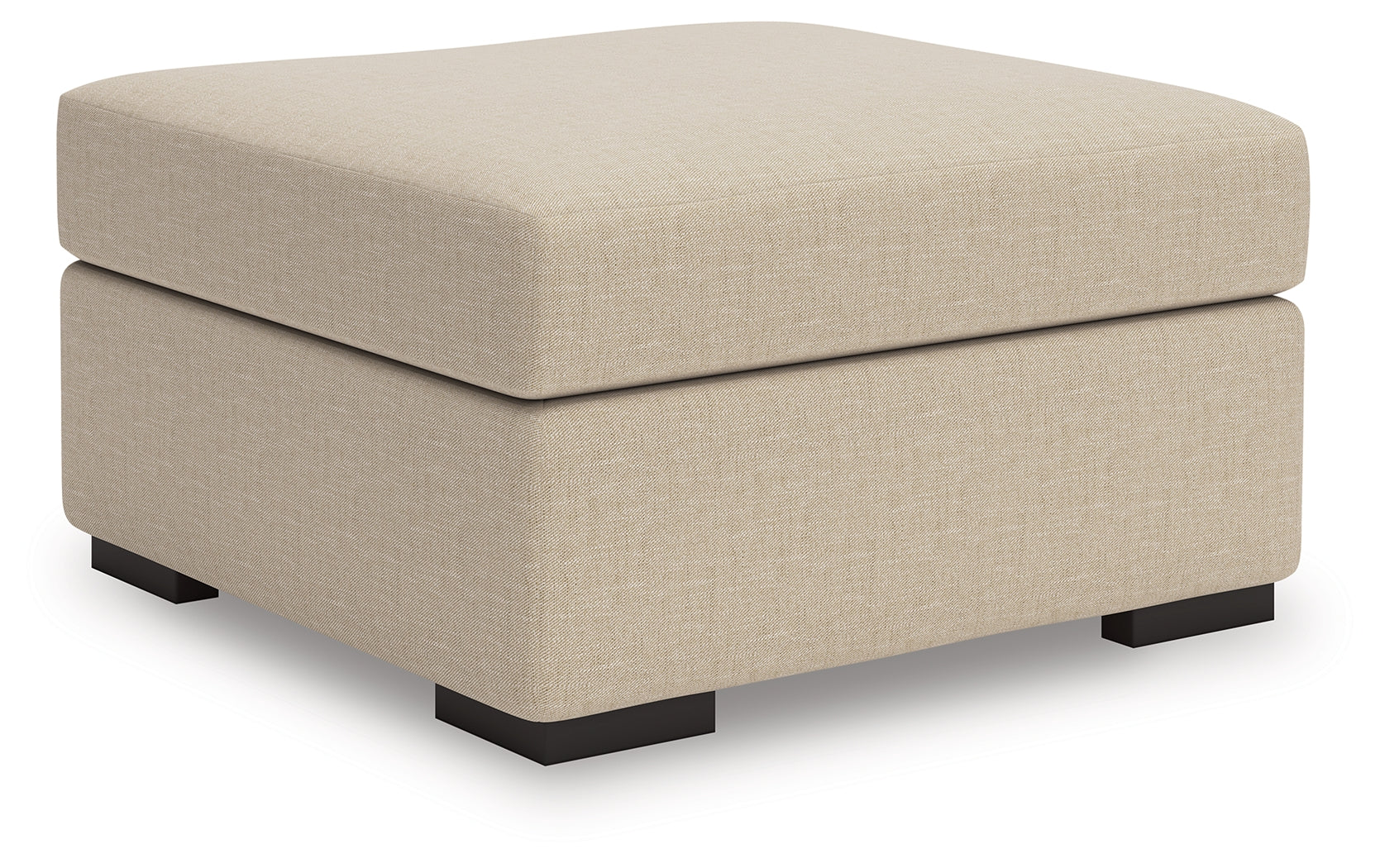 LadyMae Twill Oversized Accent Ottoman