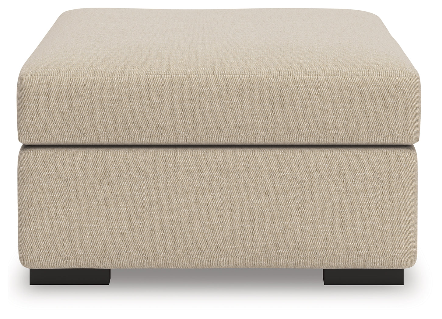 LadyMae Twill Oversized Accent Ottoman