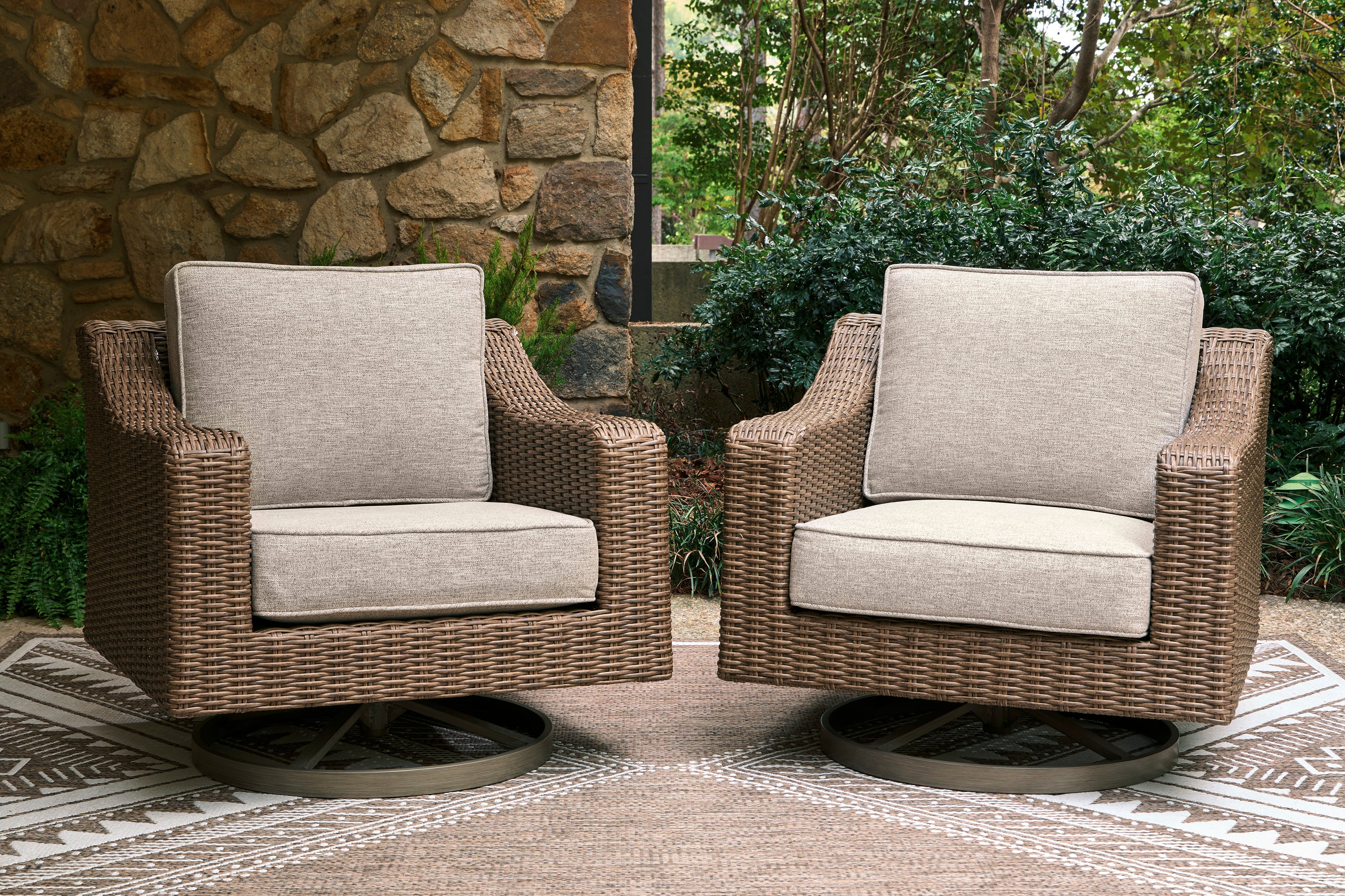 Laguna Heights 4 Pc Outdoor Seating Set, Beige