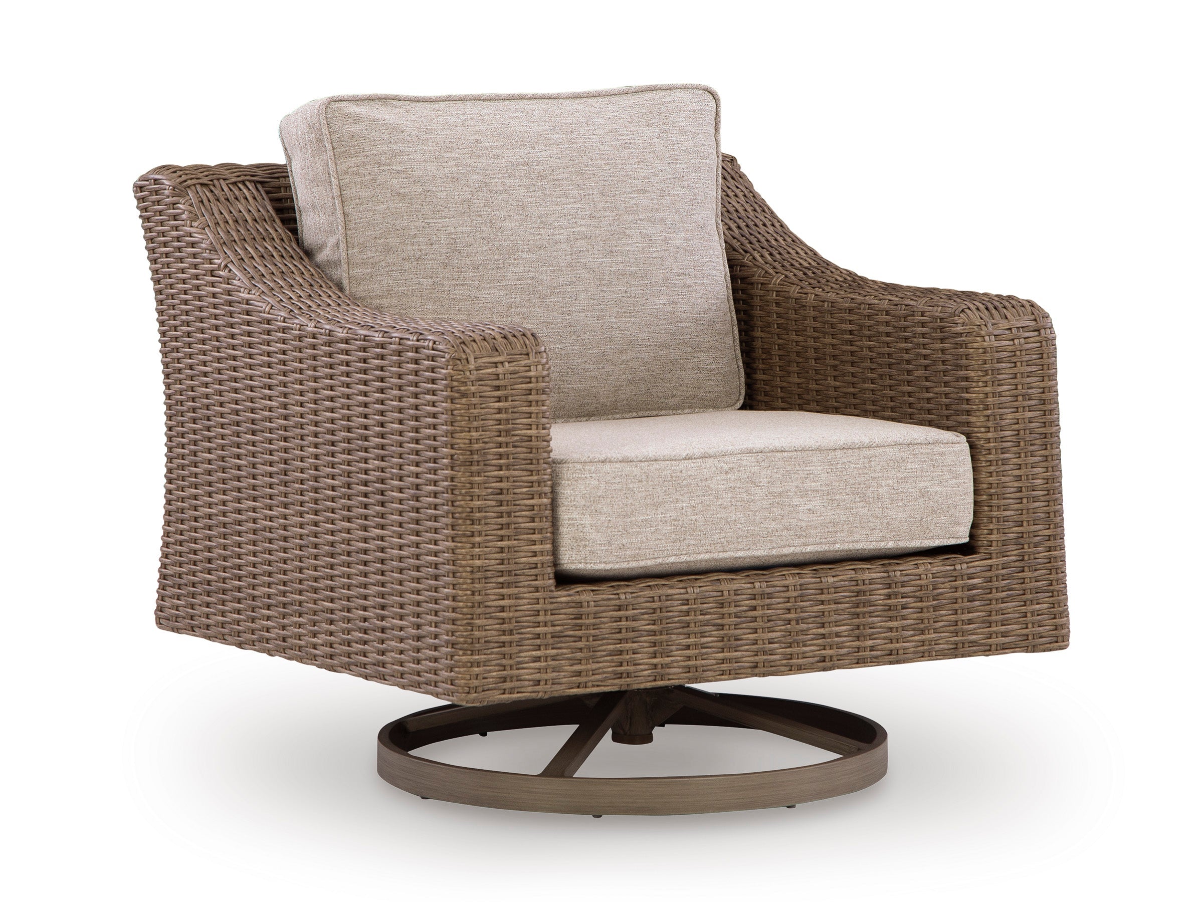 Laguna Heights Beige 4-Piece Outdoor Seating Set with Cocktail Table
