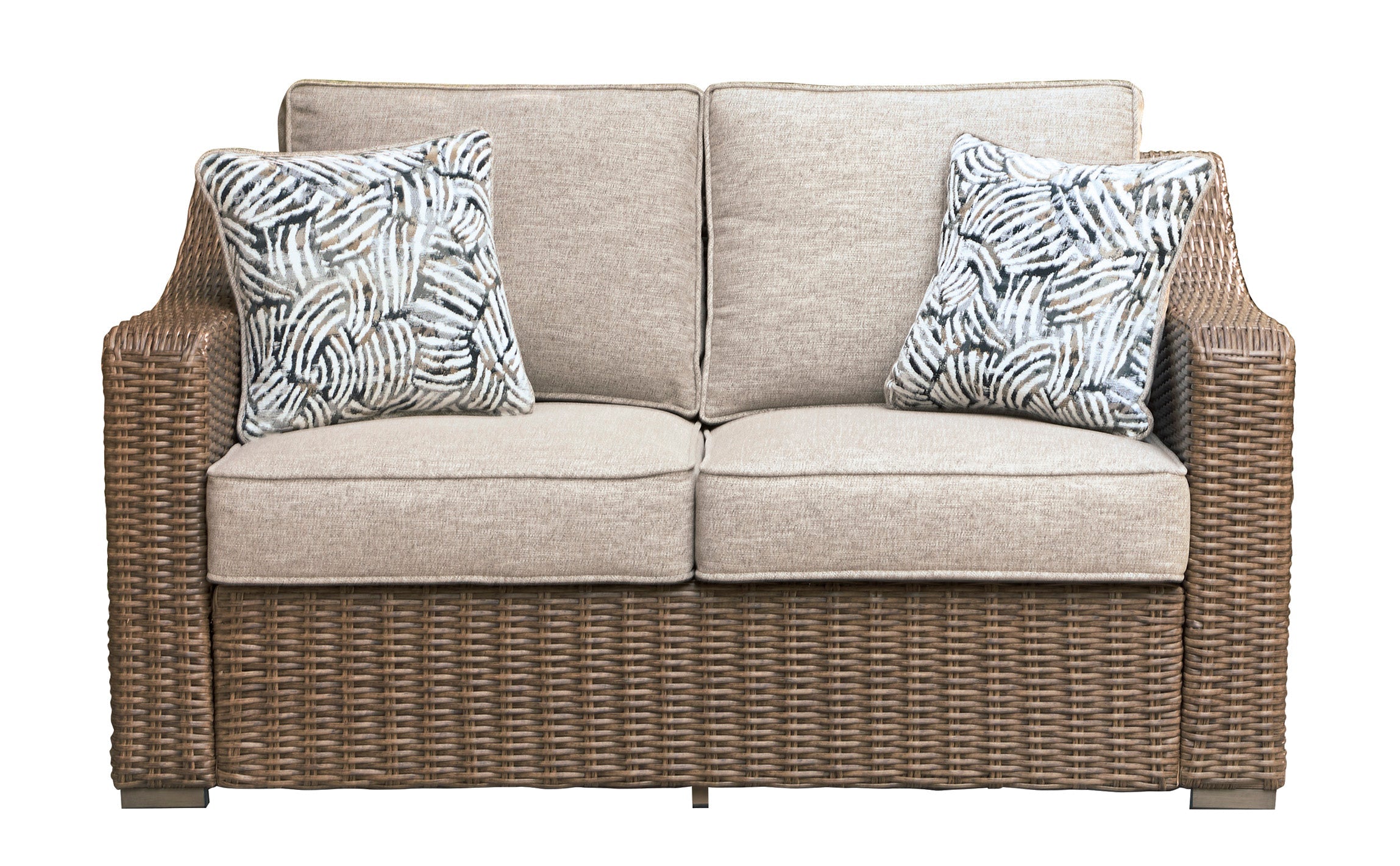 Laguna Heights Beige 4-Piece Outdoor Seating Set with Cocktail Table