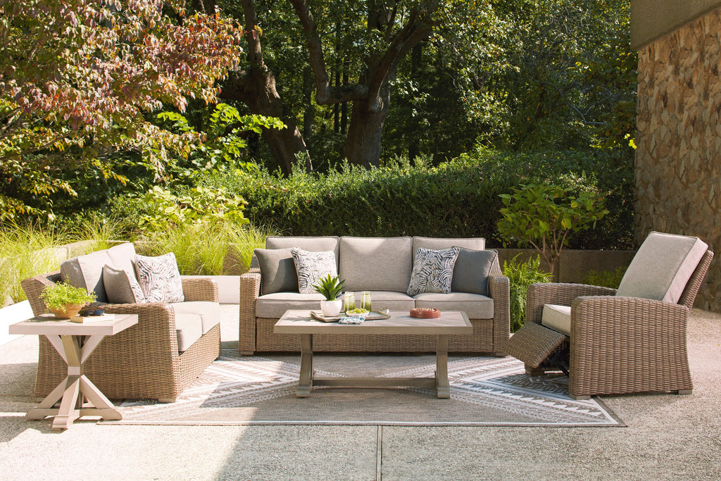 Laguna Heights 3 Pc Outdoor Seating Set, Beige