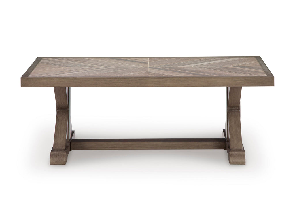 Laguna Heights Beige 4-Piece Outdoor Seating Set with Cocktail Table