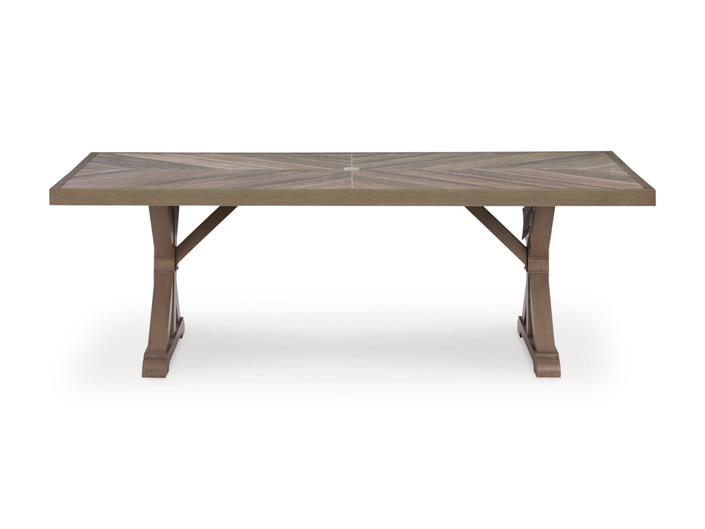 Laguna Heights Beige 7-Piece Outdoor Dining Set