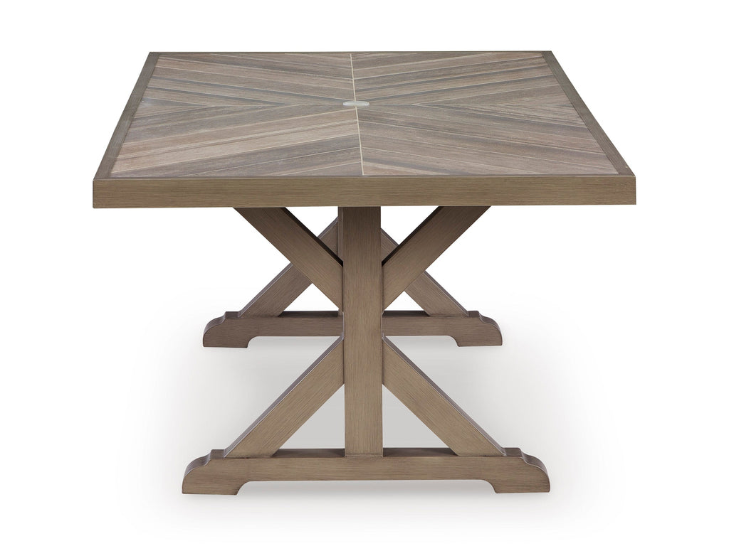 Laguna Heights Beige 7-Piece Outdoor Dining Set