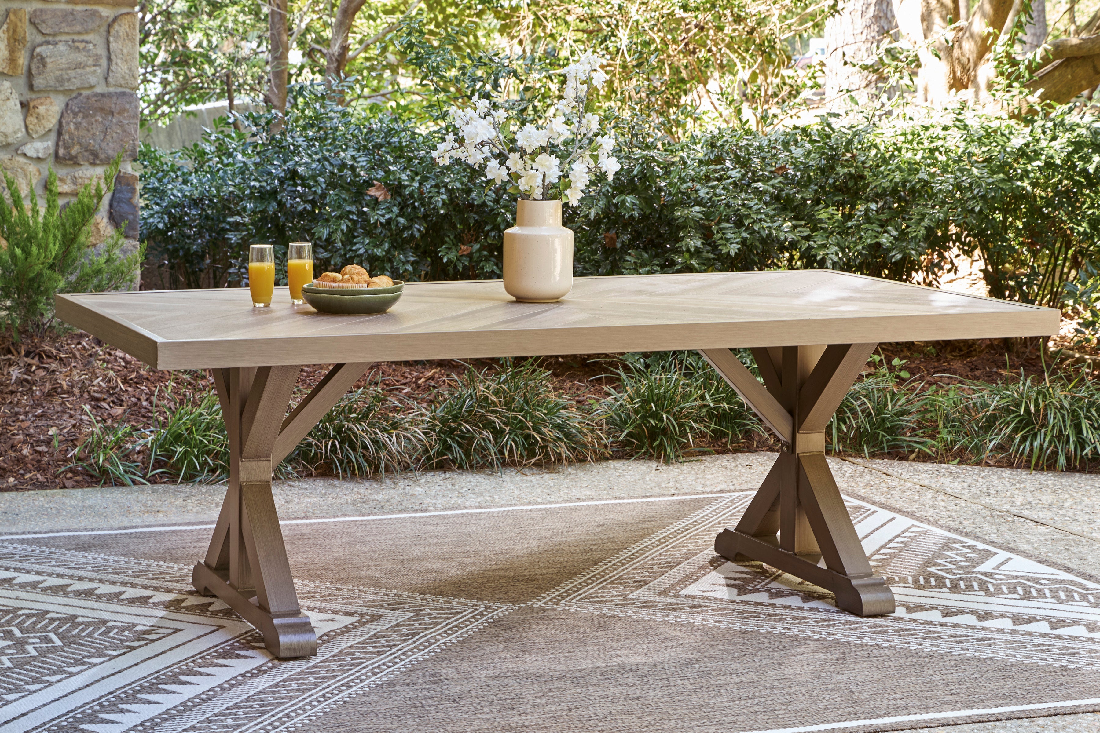 Laguna Heights Beige 6-Piece Outdoor Dining Set