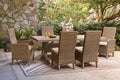 Laguna Heights Beige 7-Piece Outdoor Dining Set