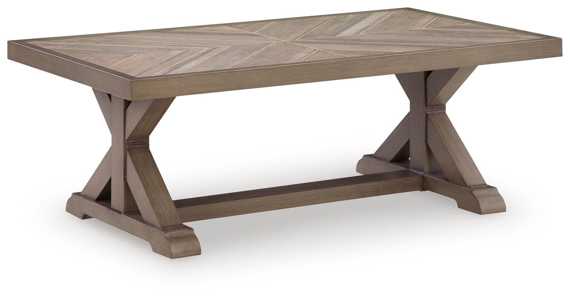 Laguna Heights Beige Outdoor Coffee Table