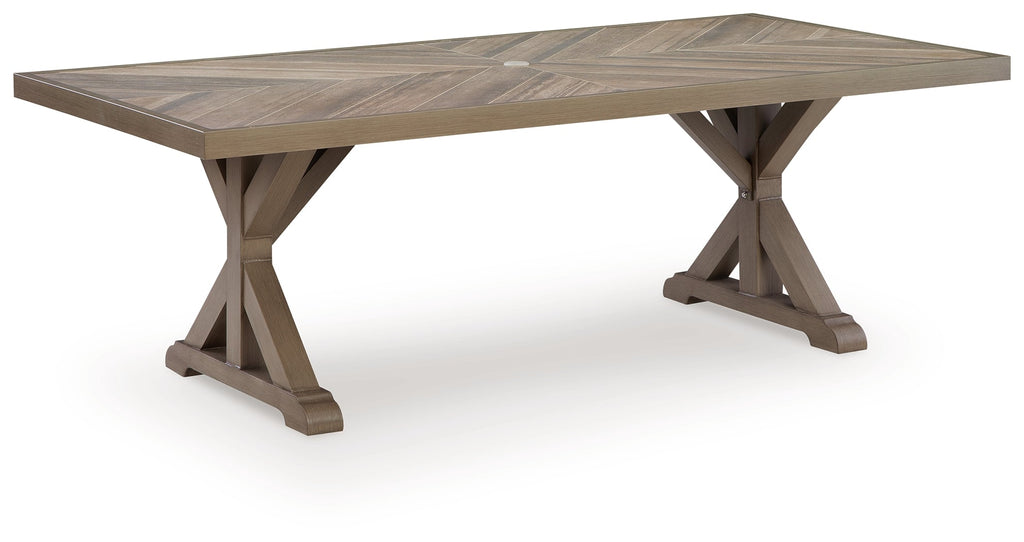 Laguna Heights Beige Outdoor Dining Table