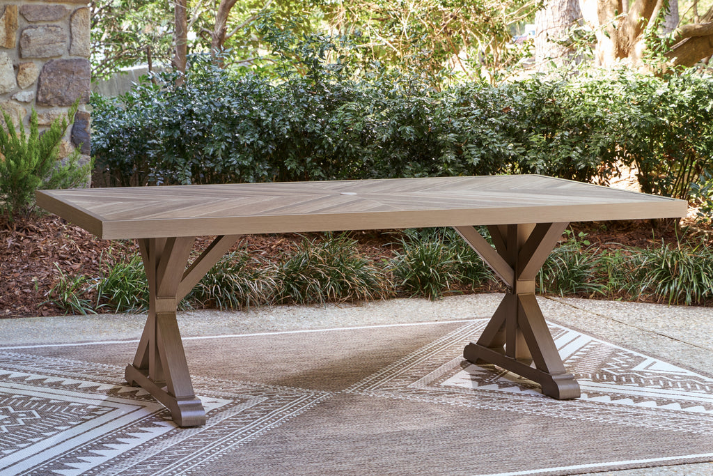 Laguna Heights Beige Outdoor Dining Table