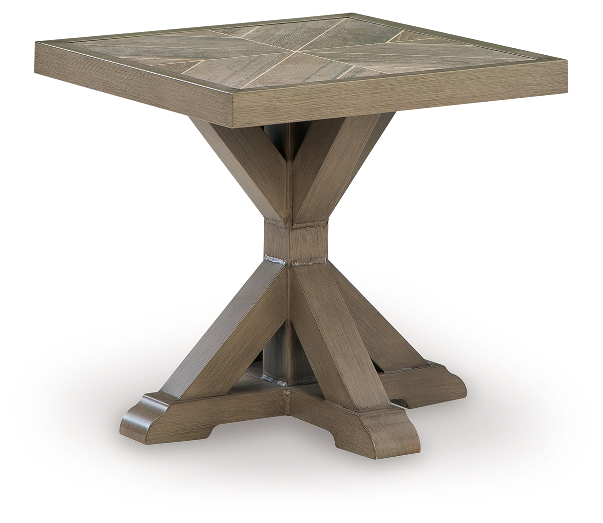 Laguna Heights Beige Outdoor End Table