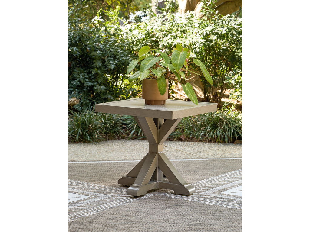 Laguna Heights Beige Outdoor End Table